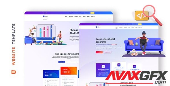 ThemeForest - Edison v1.0 - Online Education Website Template - 35710648