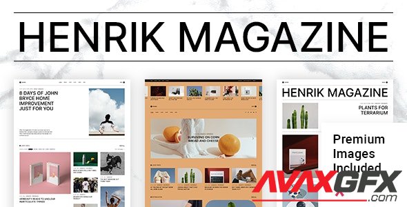 ThemeForest - Henrik v1.0.1 - Creative Magazine Theme - 32238529 - NULLED
