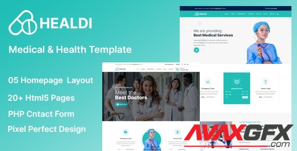 ThemeForest - Healdi v1.2 - Medical & Health Template - 28663788