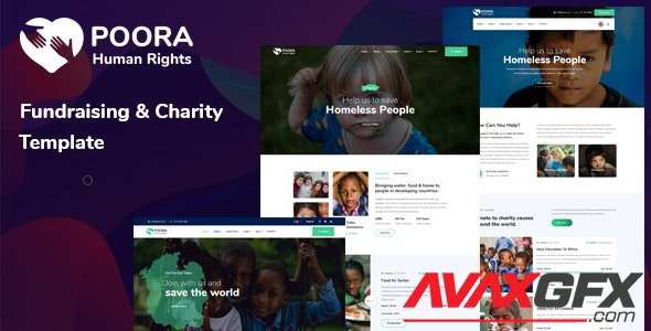 ThemeForest - Poora v1.1 - Fundraising & Charity Template - 29242306
