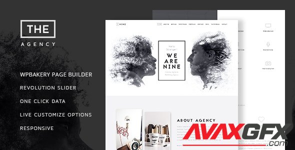 ThemeForest - The Agecy v1.9 - Creative One Page Agency Theme - 13373631