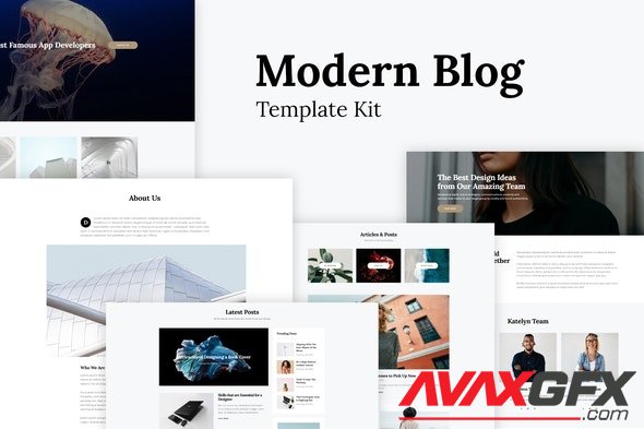 ThemeForest - Katelyn v1.0.0 - Modern Blog Template Kit (Update: 13 October 20) - 26032122