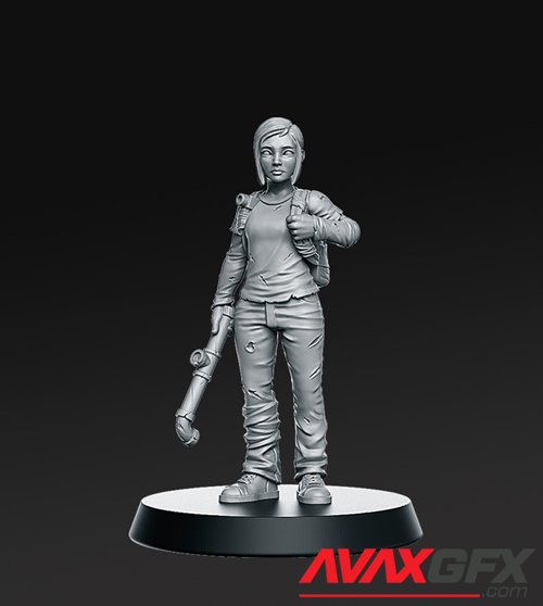 Daughter - From Wasteland – 3D Printable STL