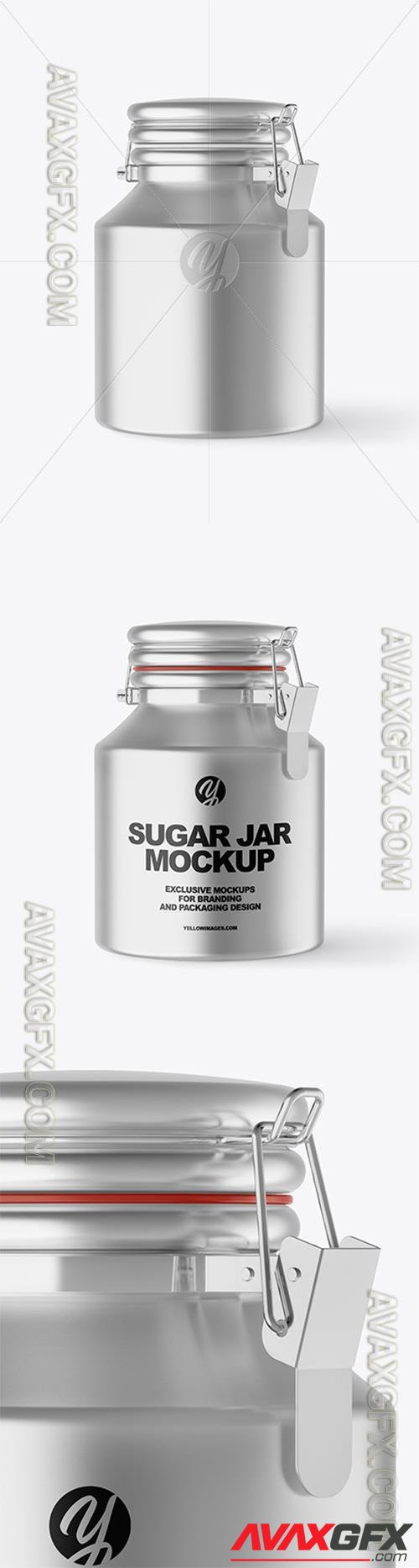 Metallic Sugar Jar Mockup 65363 TIF