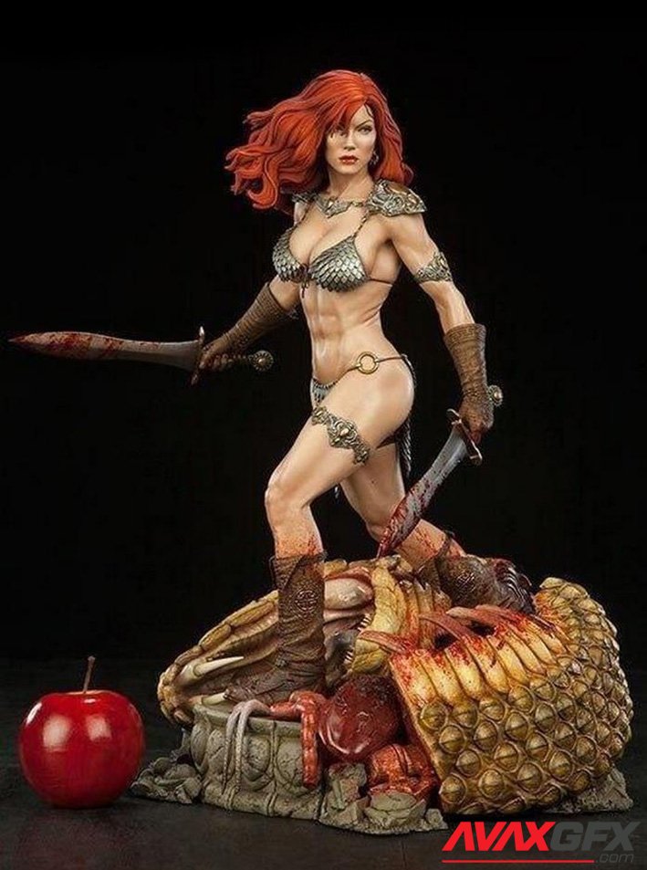 Red Sonja 3D Printable STL