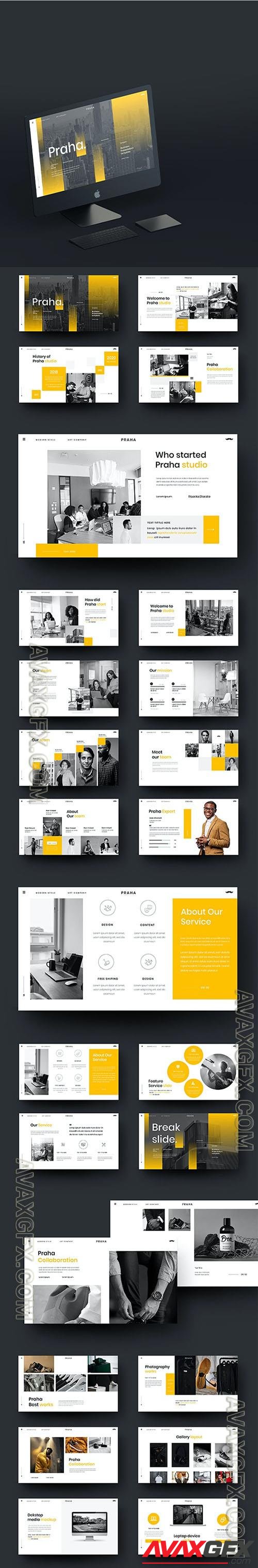 Praha – Business Presentation Powerpoint, Keynote and Google Slides Templates