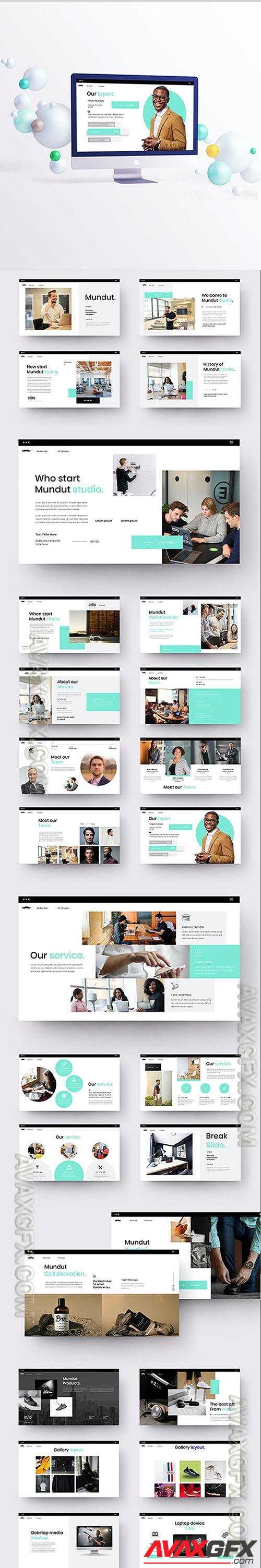 Mundut – Business Presentation Powerpoint, Keynote and Google Slides Templates