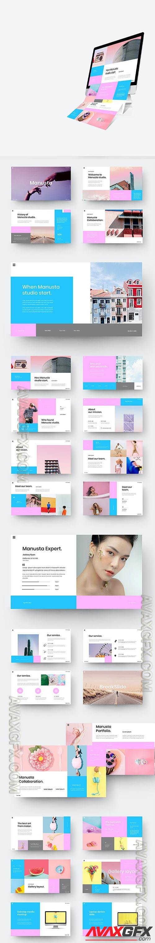 Manusta – Business Presentation Powerpoint, Keynote and Google Slides Templates