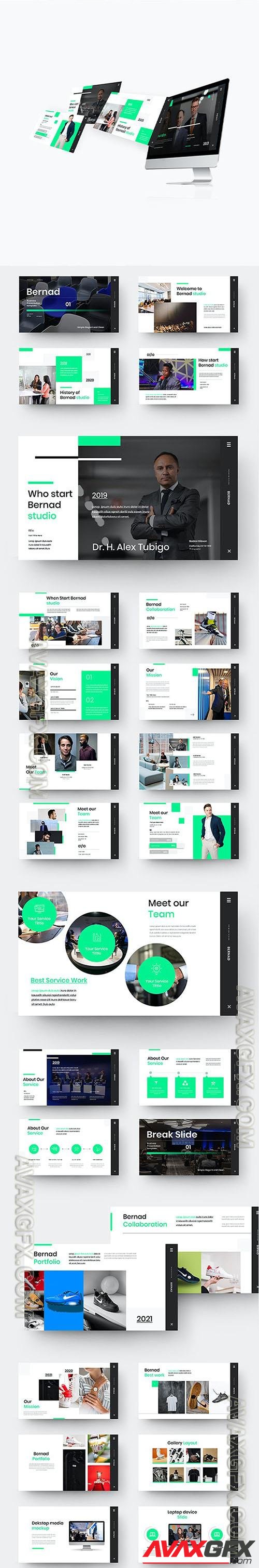 Bernad – Business Presentation Powerpoint, Keynote and Google Slides Templates