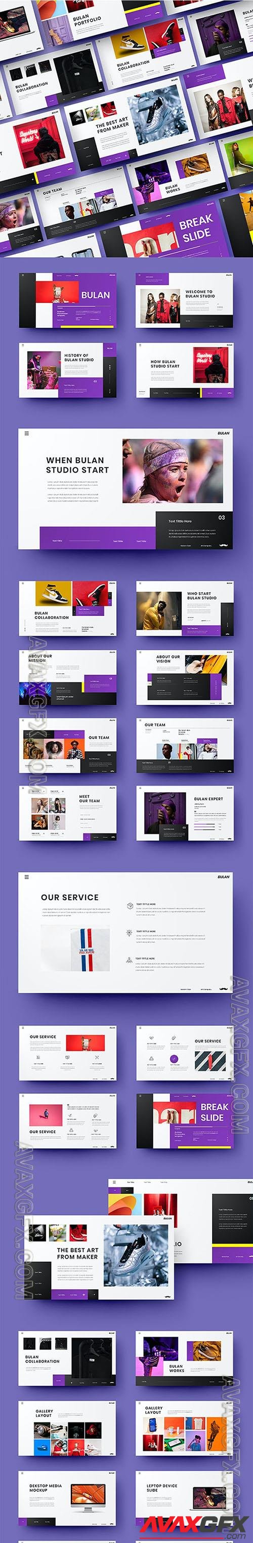 Bulan – Business Presentation Powerpoint, Keynote and Google Slides Templates