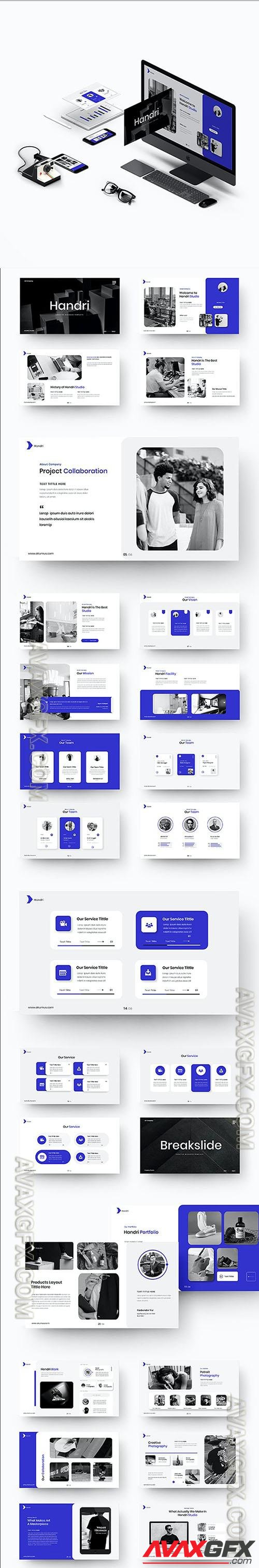 Handri – Business Presentation Powerpoint, Keynote and Google Slides Templates