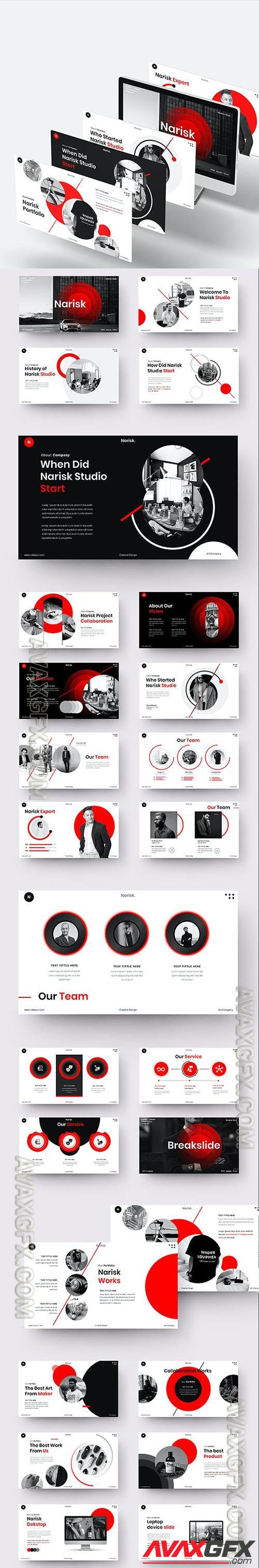 Narisk – Business Presentation Powerpoint, Keynote and Google Slides Templates