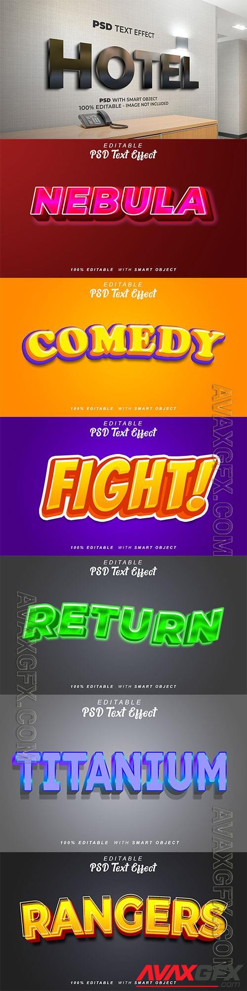 Psd text effect set vol 174