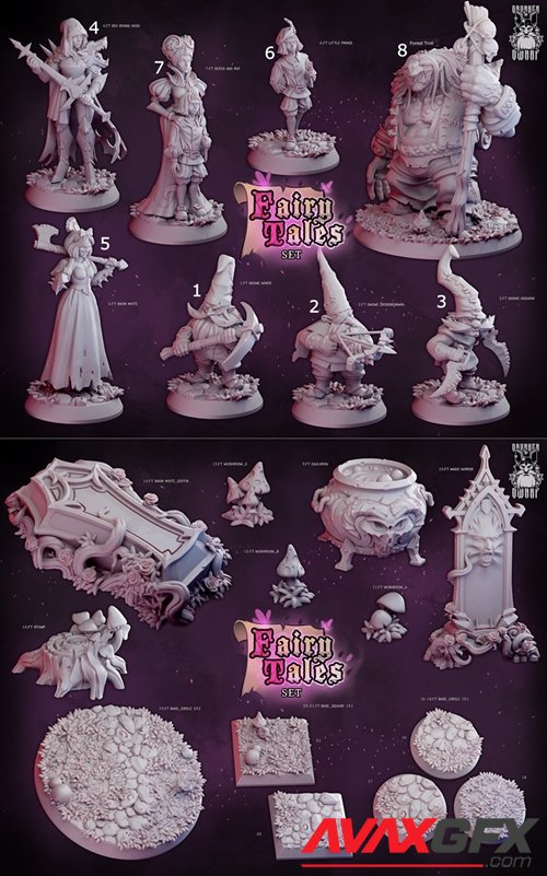 Drunken Dwarf Fairy Tales – 3D Printable STL