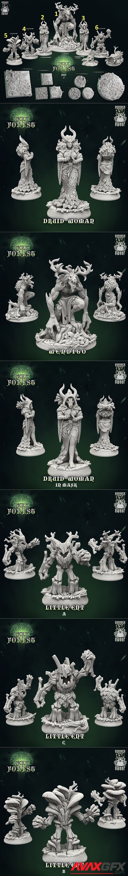 Drunken Dwarf Dark Forest 2 – 3D Printable STL