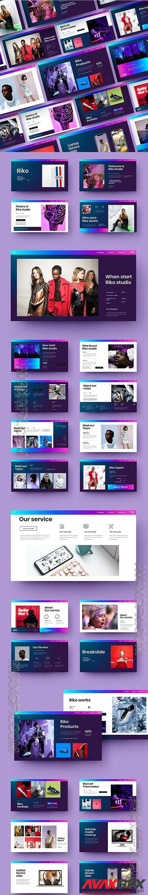 Riko – Business Presentation Powerpoint, Keynote and Google Slides Templates