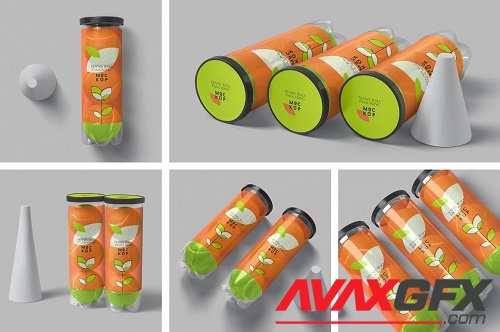 Tennis Ball Packaging Mockups - 6914832