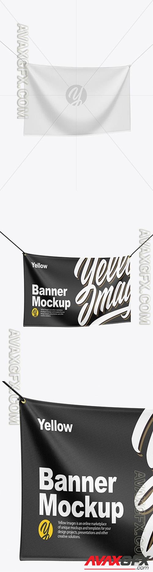 Textile Fabric Banner Mockup 55838 TIF