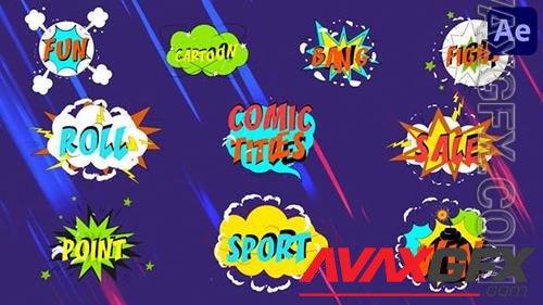 Comic Titles | After Effects 36022673 (VideoHive)