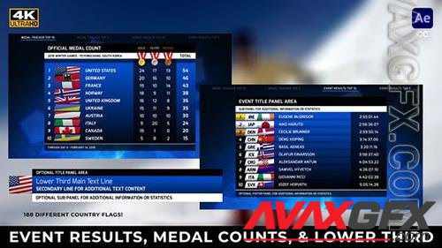 2022 Beijing China Winter Games - Event Results, Medal Tracker, & Lower Third 36058123 (VideoHive)