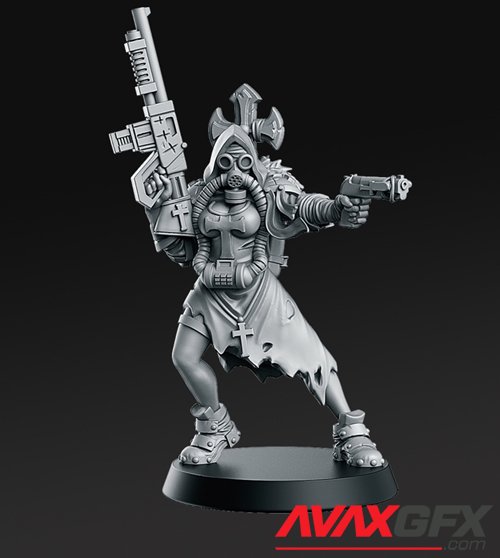 New Faith - From Wasteland – 3D Printable STL