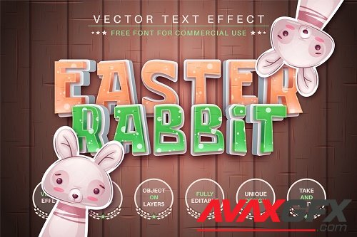 Happy Easter - Editable Text Effect - 6971148
