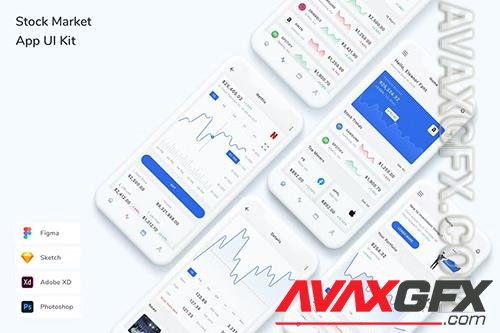 Stock Market App UI Kit HS97YKN