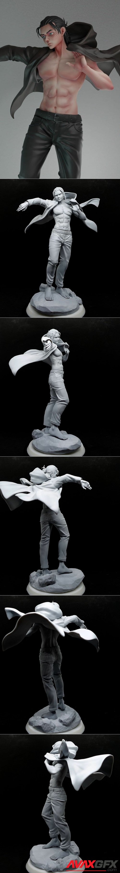 Eren Yeager – 3D Printable STL