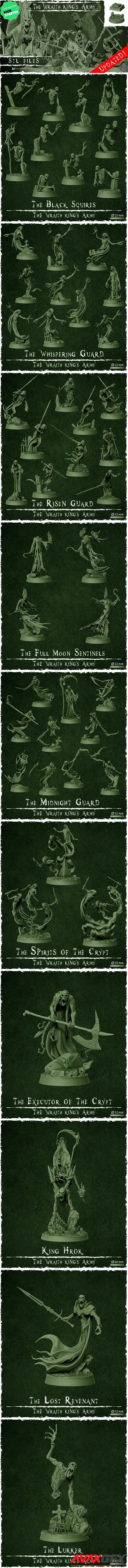 Kickstarter - The Wraith King’s Army – 3D Printable STL