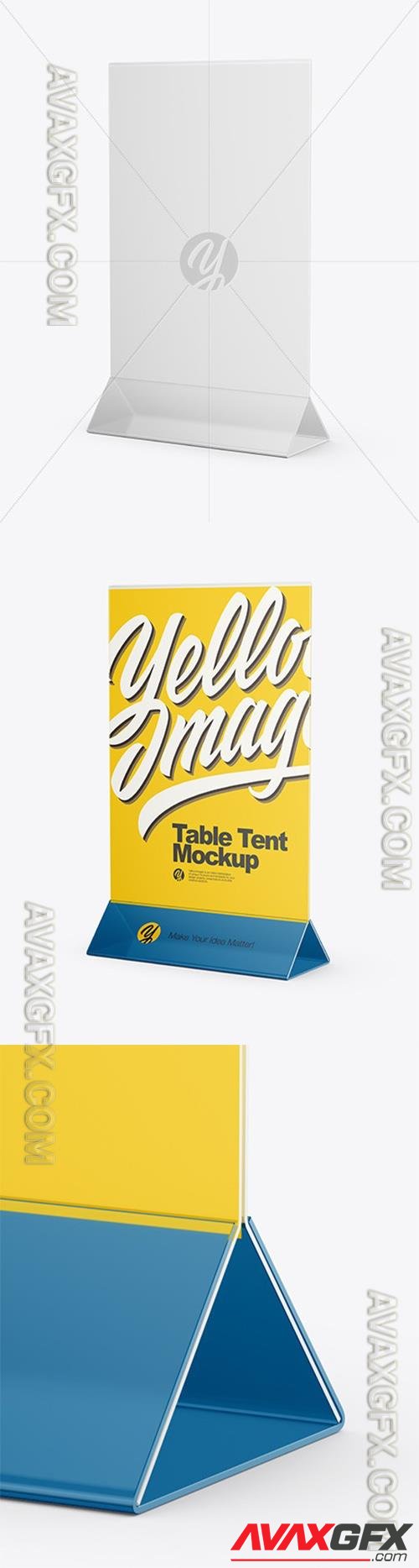 Transparent Table Tent Mockup 65444 TIF