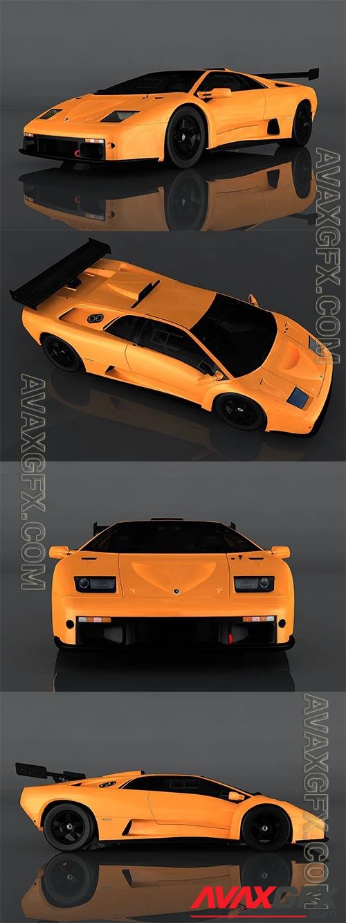 1999 Lamborghini Diablo GT 3D Model o82166