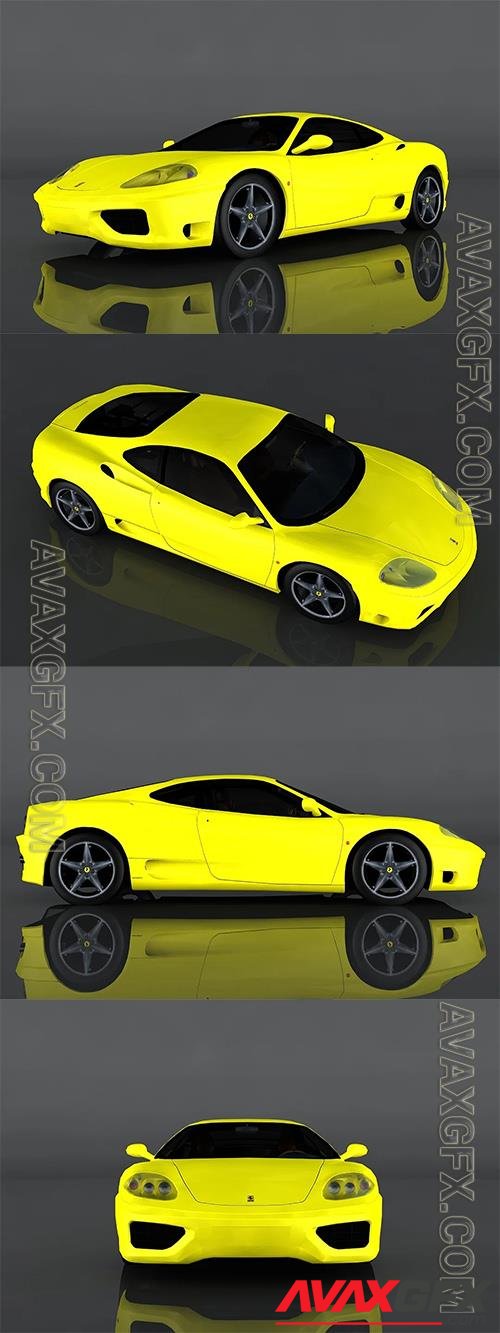 Ferrari 360 Modena 3D Model o82168