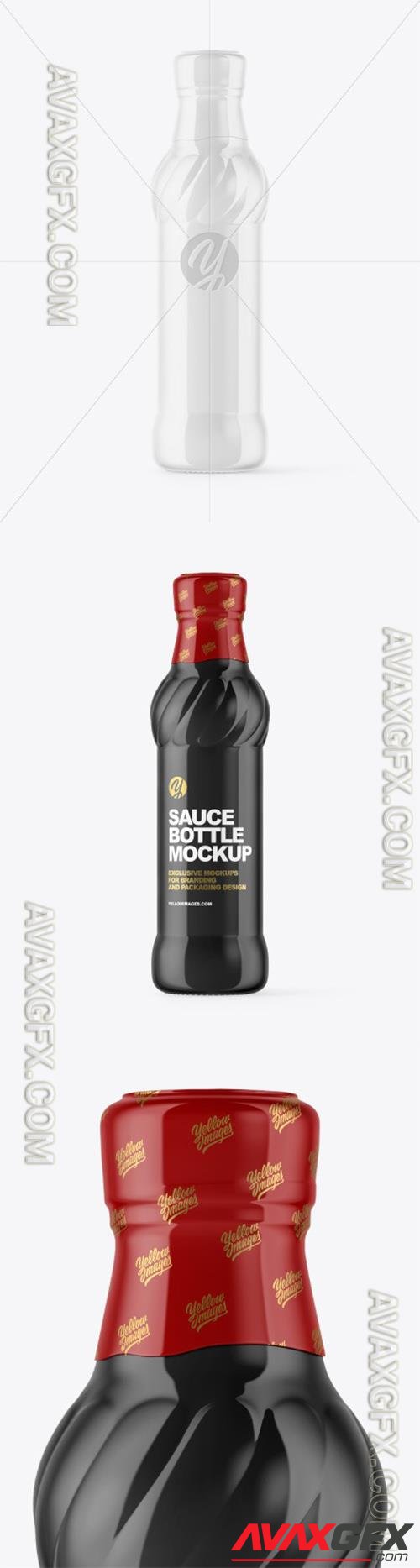 Glossy Sauce Bottle Mockup 65501 TIF