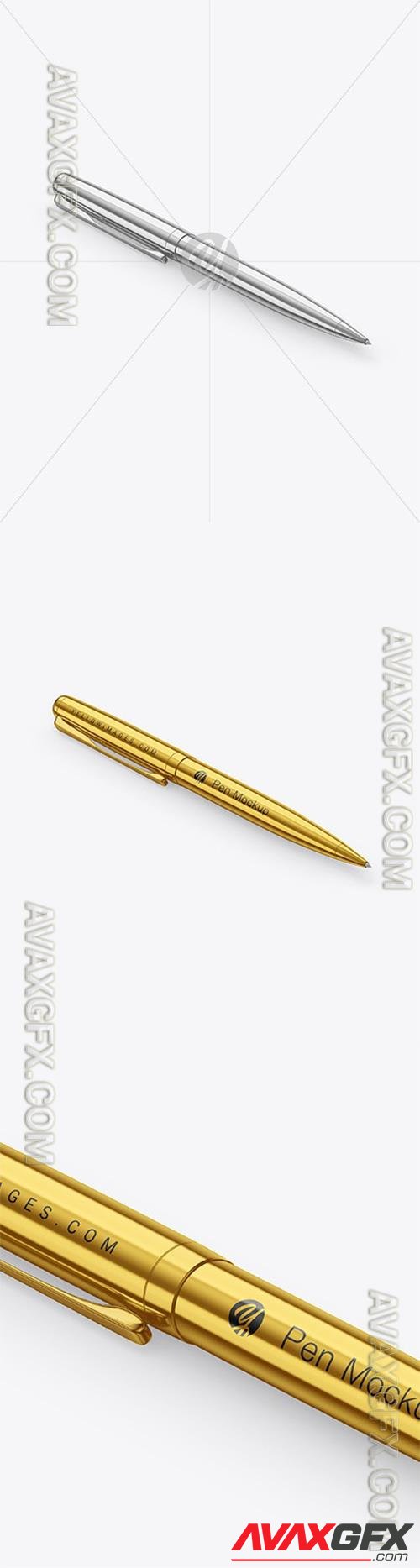 Glossy Metallic Pen Mockup 65502 TIF