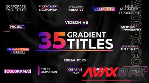 Minimal Gradient Titles 35982965 (VideoHive)