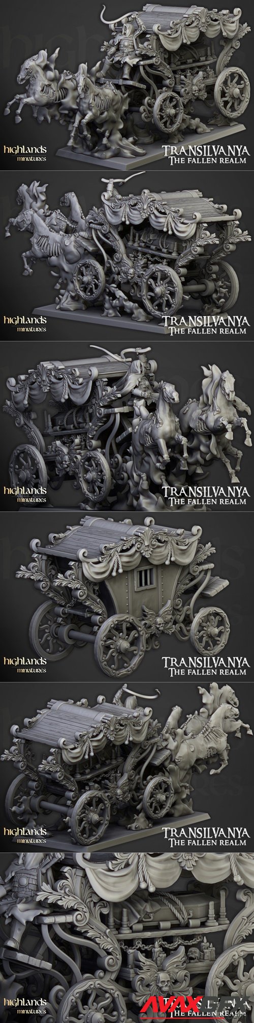 Undead Boyar Chariot – 3D Printable STL