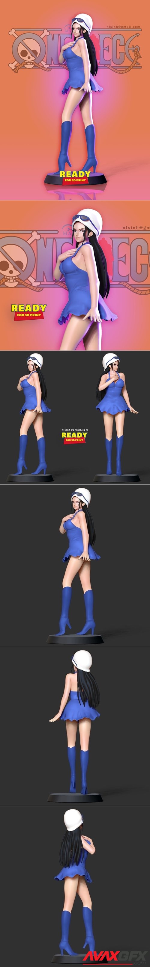 Nico Robin - One Piece – 3D Printable STL