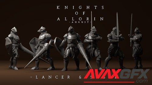 Allorin Knight Lancer – 3D Printable STL