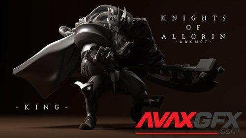 Allorin Knight Kingstl – 3D Printable STL