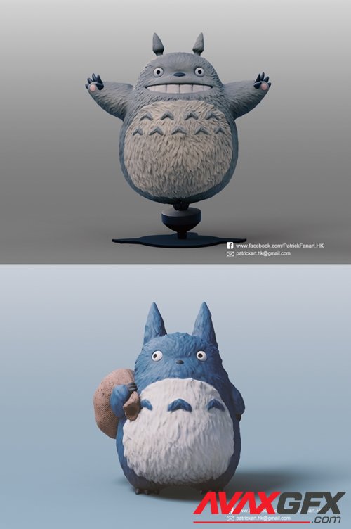 Totoro 2-3 – 3D Printable STL