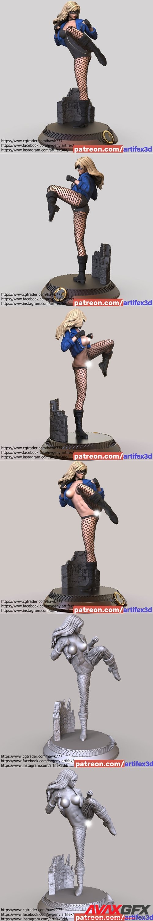Black Canary and NSFW – 3D Printable STL