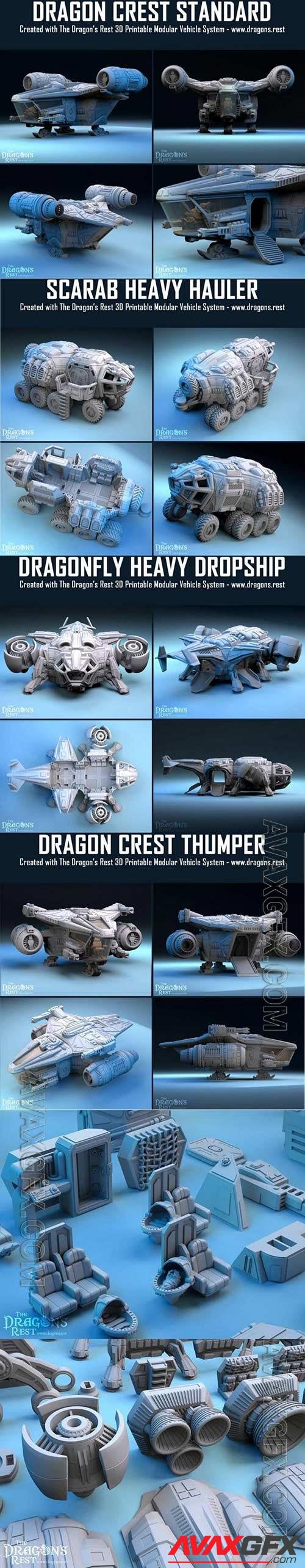 3D Printable STL Models Dragons Rest - Outpost Origins Vehicle Maker