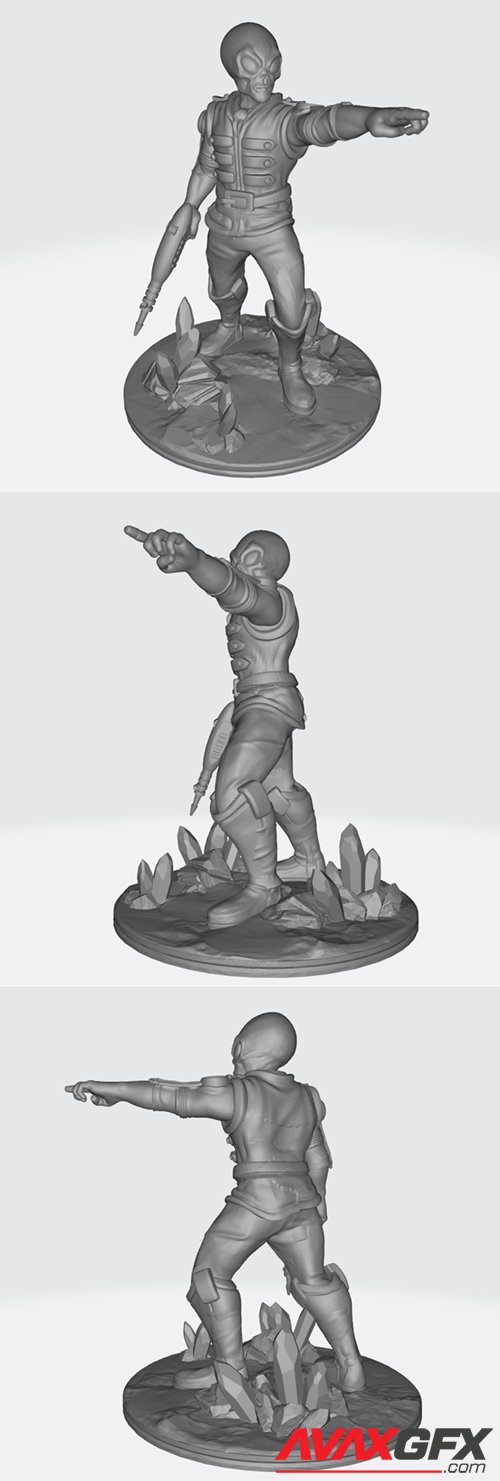 Allien leader – 3D Printable STL