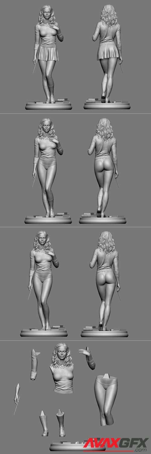 Hermione – 3D Printable STL