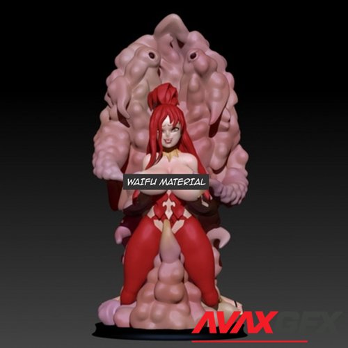 Astarot and tentacle monster waifu – 3D Printable STL