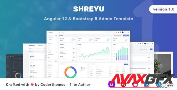 ThemeForest - Shreyu v1.0 - Angular 12 Admin & Dashboard Template - 34906999