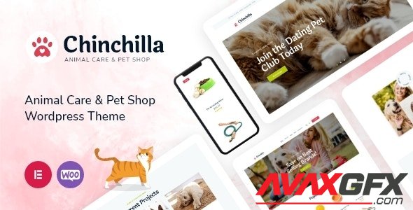 ThemeForest - Chinchilla v1.2.0 - Animal Care & Pet Shop WordPress Theme - 35011981 - NULLED