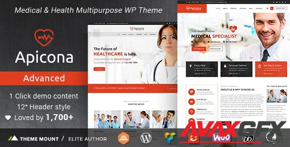 ThemeForest - Apicona v22.3.0 - Health & Medical WordPress Theme - 9150966