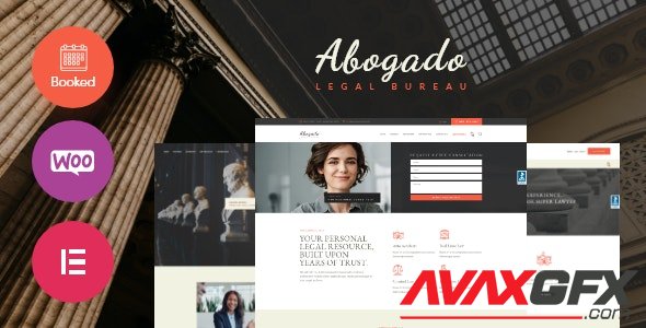 ThemeForest - Abogado v1.1.0 - Lawyer Firm & Legal Bureau WordPress Theme - 35240240 - NULLED