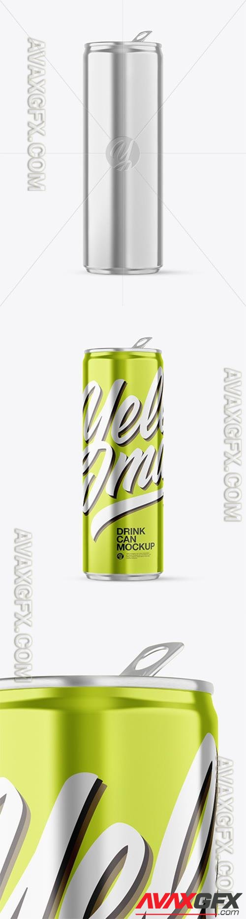 Metallic Aluminum Drink Can Mockup 46791 TIF